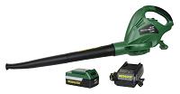 Cordless Battery Powered Leaf Blower with Dual Speed
