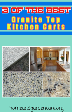 Granite Top Kitchen Cart