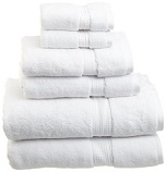 White Egyptian Cotton Bath Towels In Various Sizes